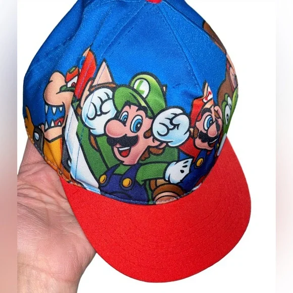 ⭐️H&M SUPER MARIO BROS BASEBALL CAP! KIDS NINTENDO -PERFECT CONDITION! - Picture 13 of 15